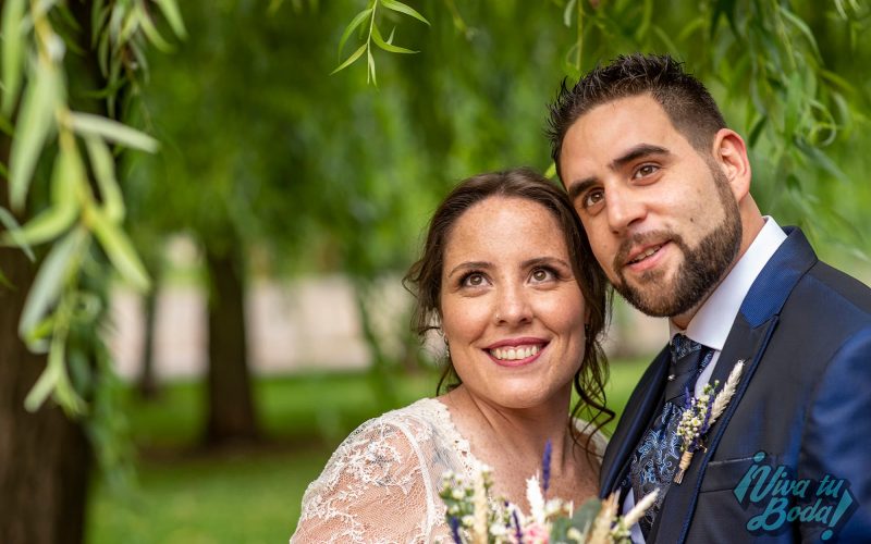 Fotos de boda realizadas a los novios en Restaurante San Camilo, Navarrete